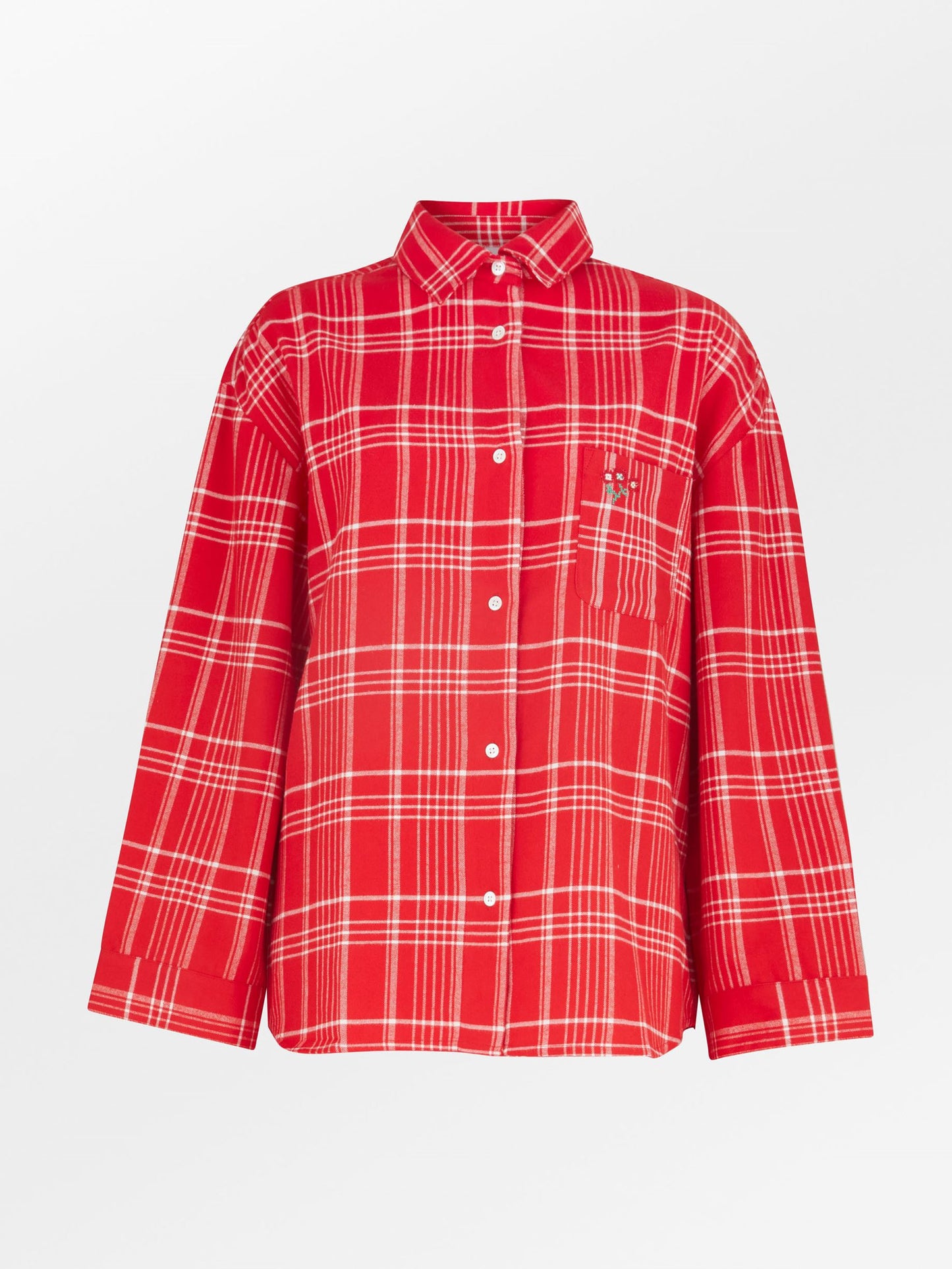 Flannel Grid Pyjamas Shirt Clothing BeckSöndergaard