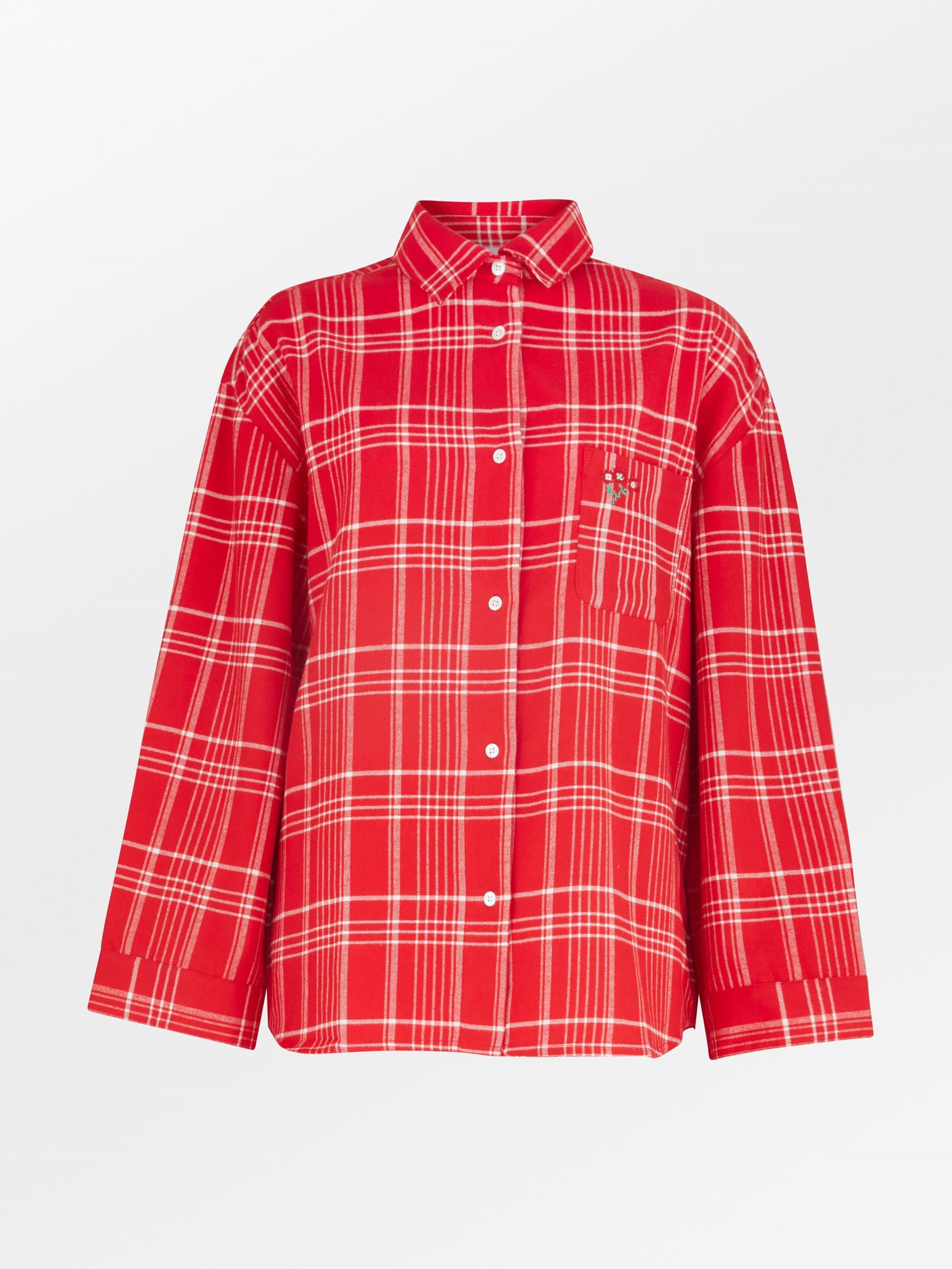 Flannel Grid Pyjamas Shirt Clothing BeckSöndergaard