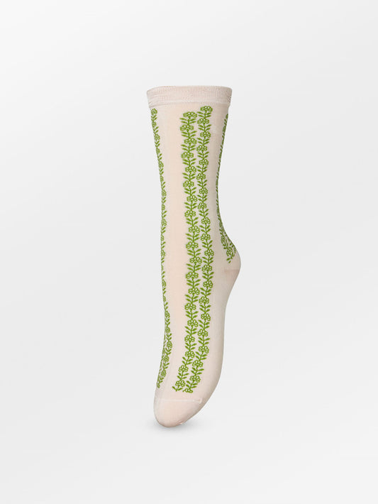 Teila Visca Sock - Green Socks   BeckSöndergaard