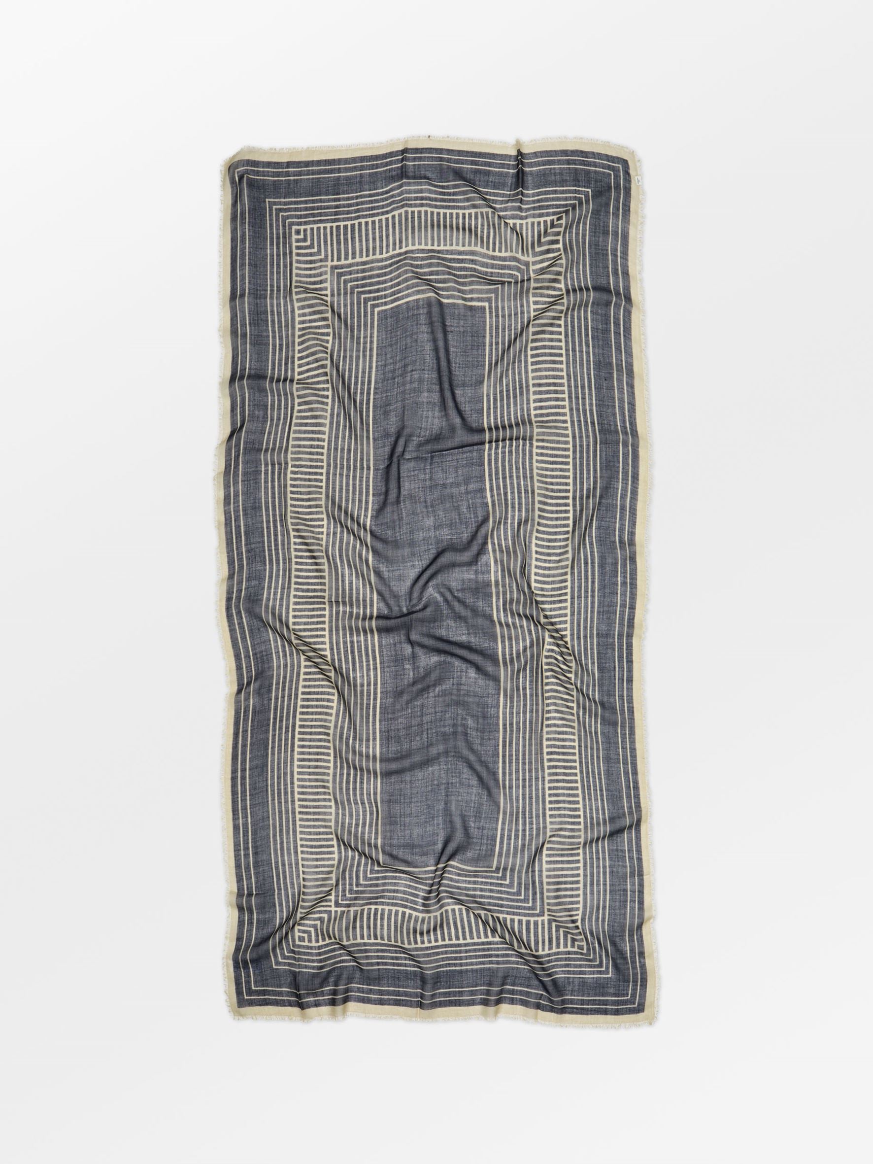 Becksöndergaard, Anniea Woo Scarf - Navy Blue, scarves, scarves, sale, sale