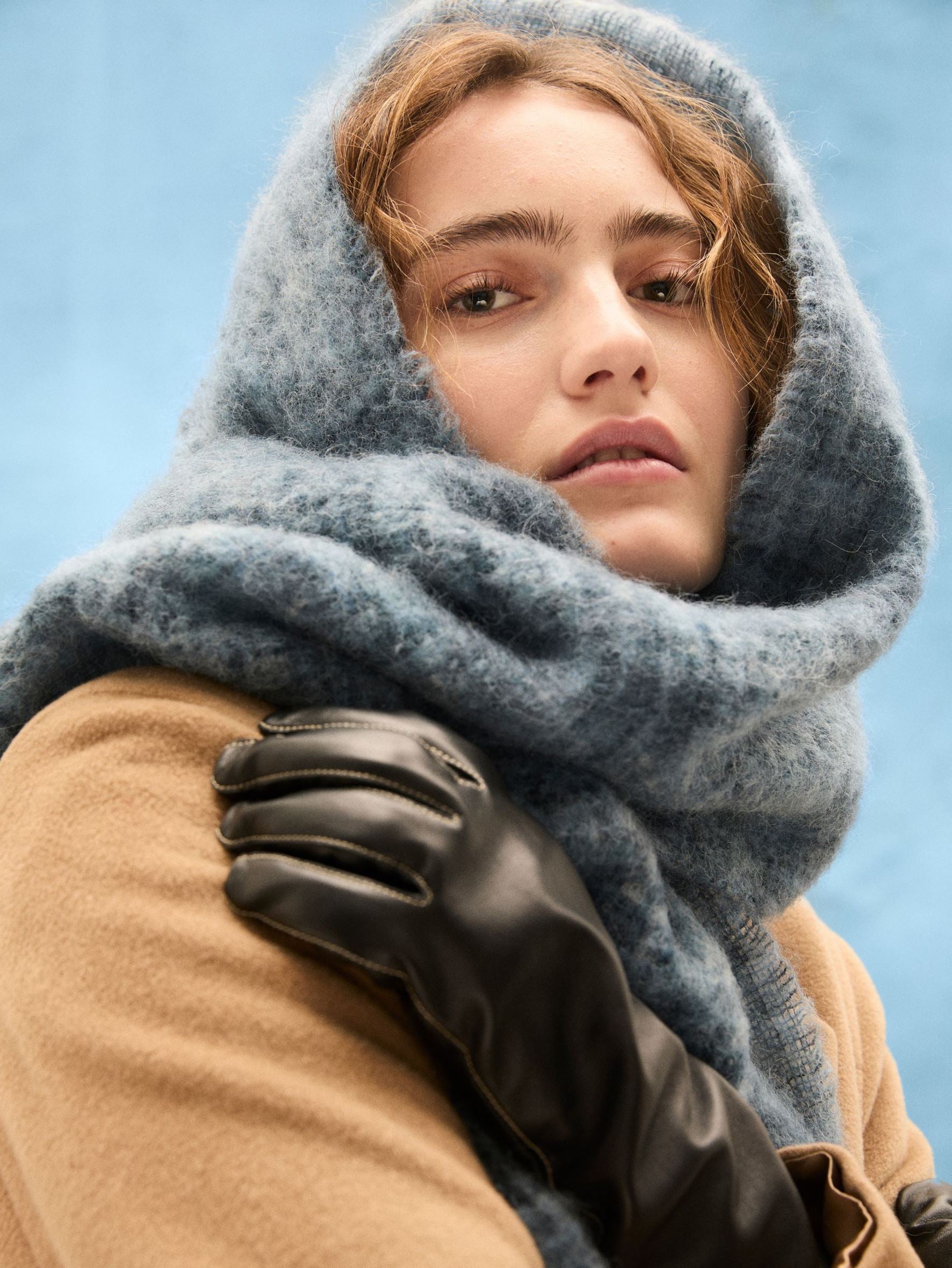 Becksöndergaard, Long Smooth Leather Gloves - Black, accessories, accessories, archive, archive, archive, black week, black week