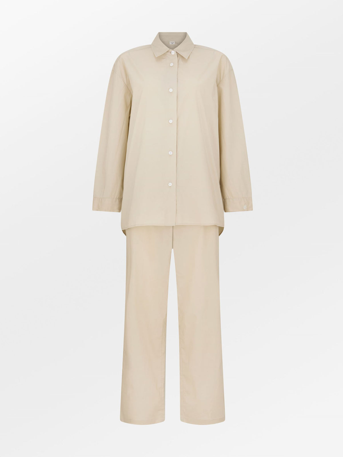 Becksöndergaard, Essential Pyjamas Set - Cement Beige, clothing