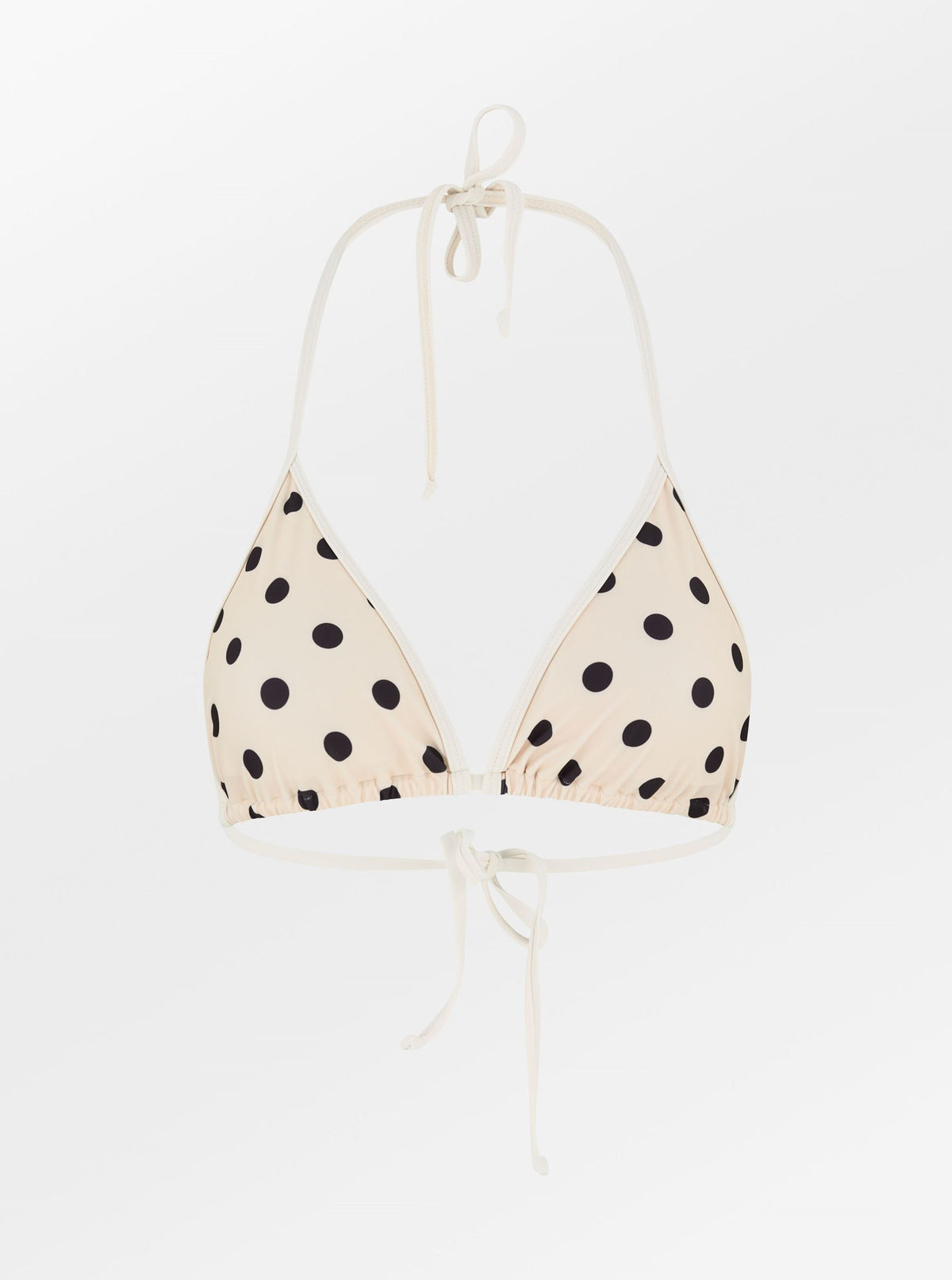Contrast Maxi Polka Bel Bikini Top Clothing BeckSöndergaard