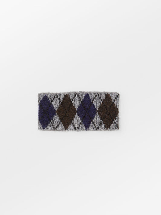 Argyle Wool Headband OneSize BeckSöndergaard