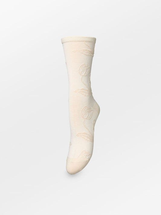 Becksöndergaard, Stencia Cotta Sock - Birch White, socks, sale, sale, socks