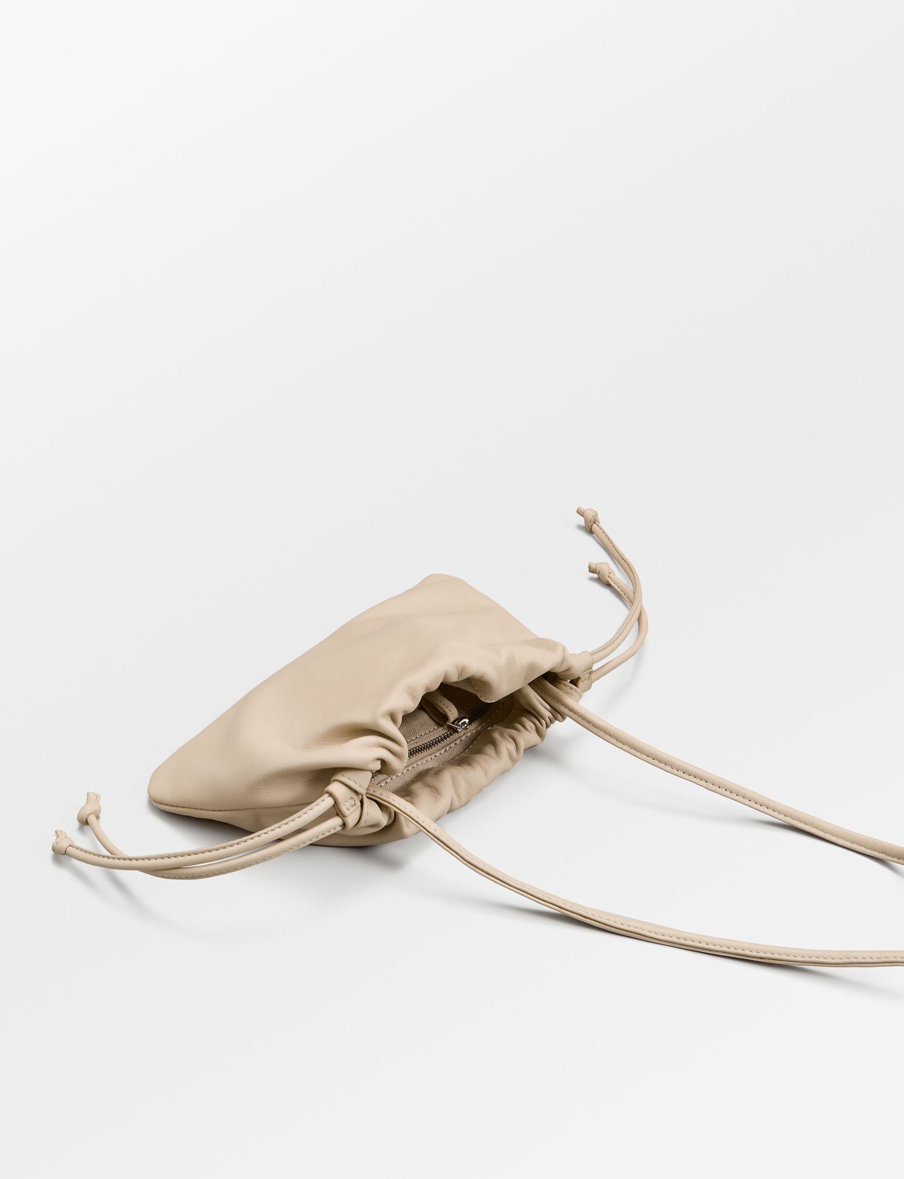 Lamb Adalyn Leather Bag - Beige OneSize BeckSöndergaard