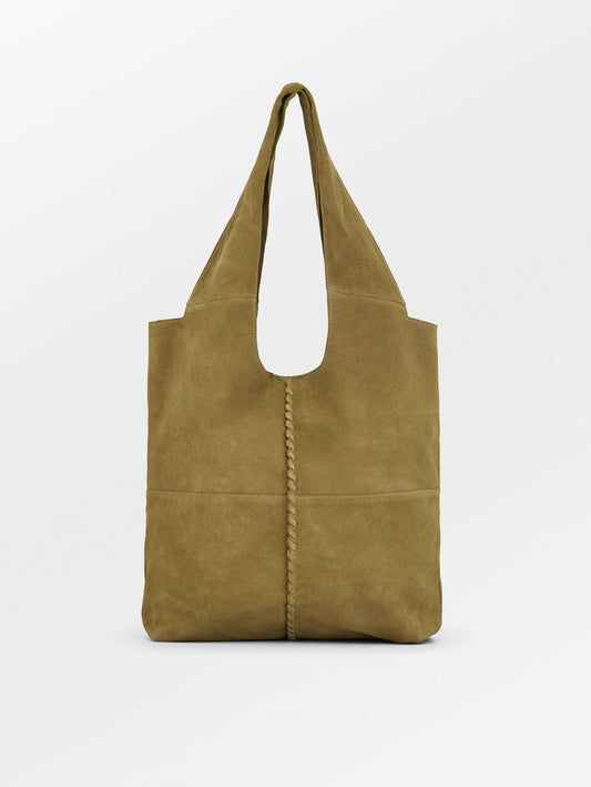 Suede Demi Bag - Green OneSize BeckSöndergaard