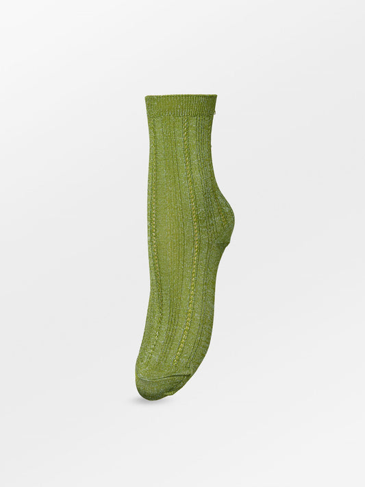 Glitter Drake Sock - Green Socks   BeckSöndergaard