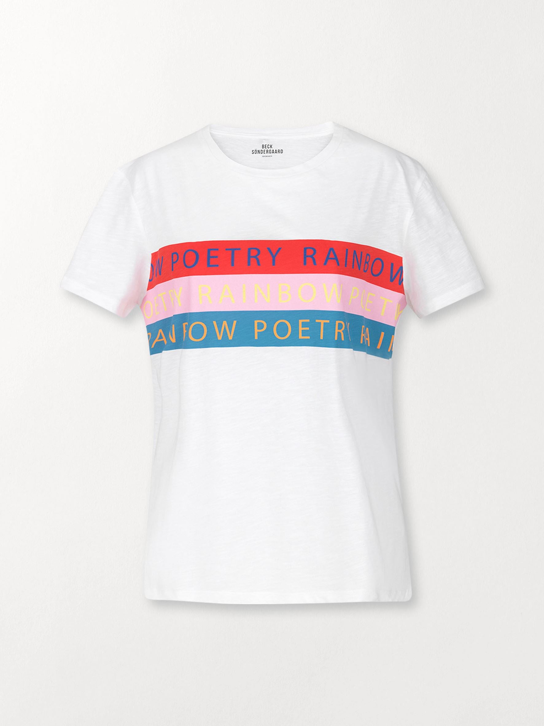 Rainbow Poetry T-Shirt Clothing   BeckSöndergaard