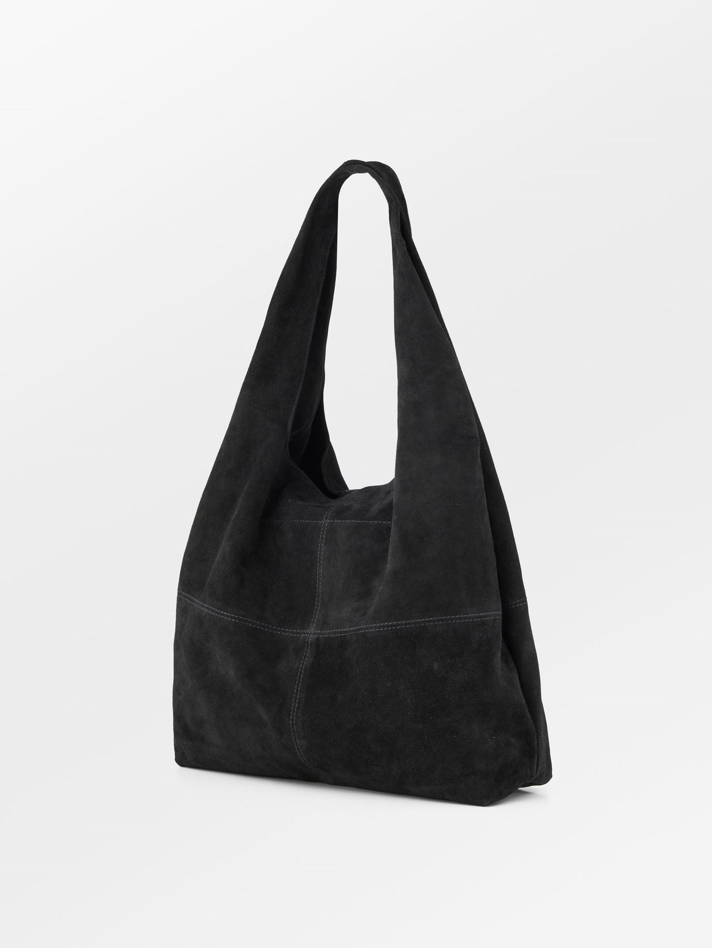 Suede Dalliea Shopper Bag - Black – Becksöndergaard.com