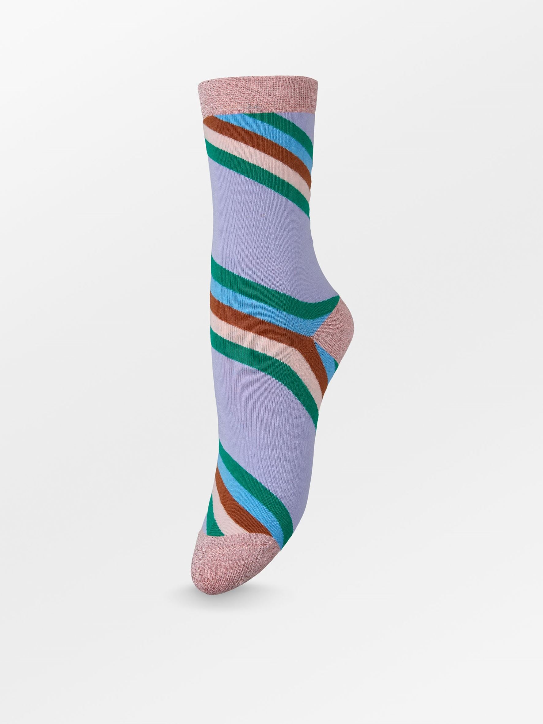 Oblique Striped sock Socks   BeckSöndergaard