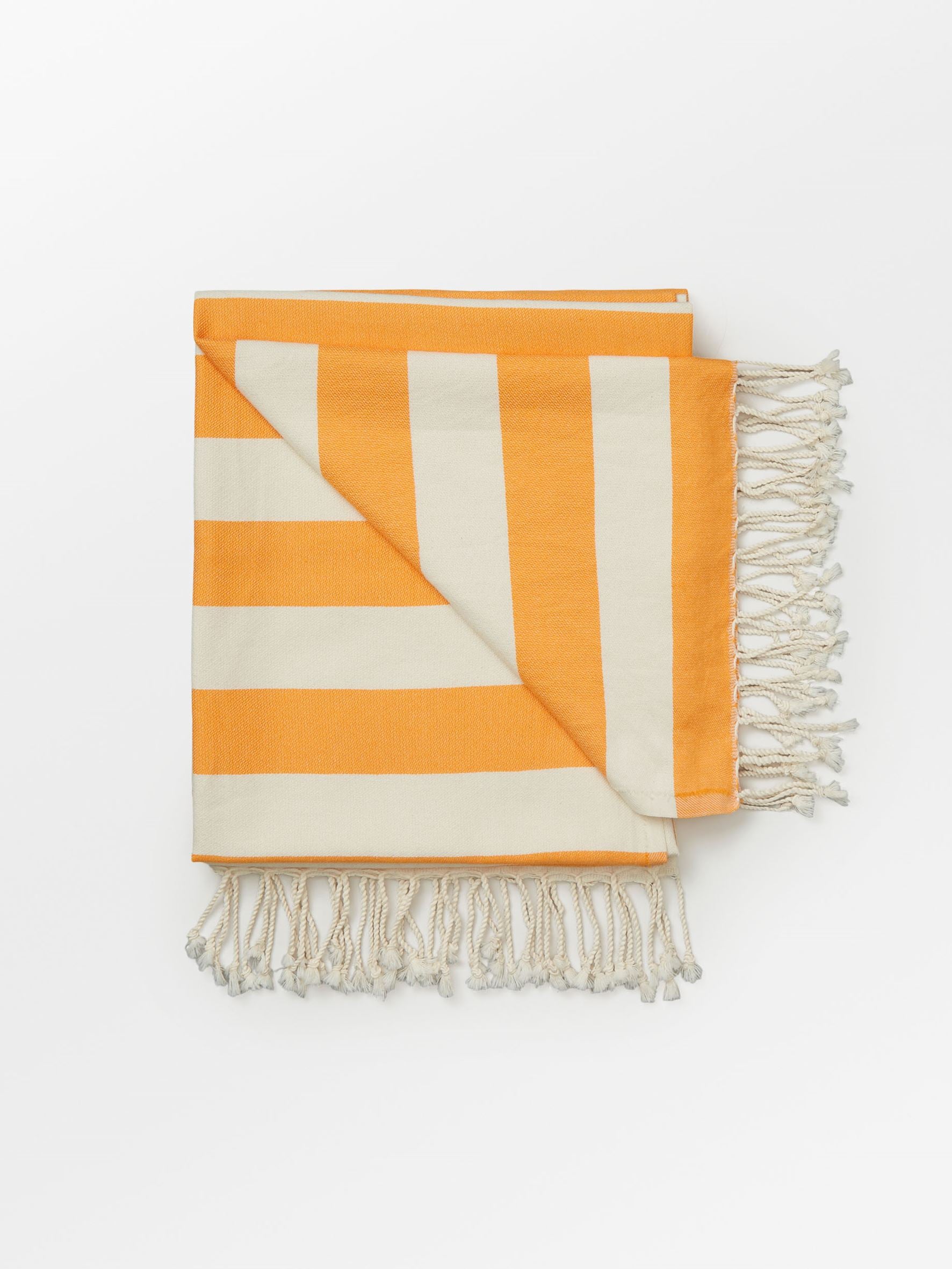 Becksöndergaard, Liney Stripe Towel - Apricot, sale, sale, beach ready