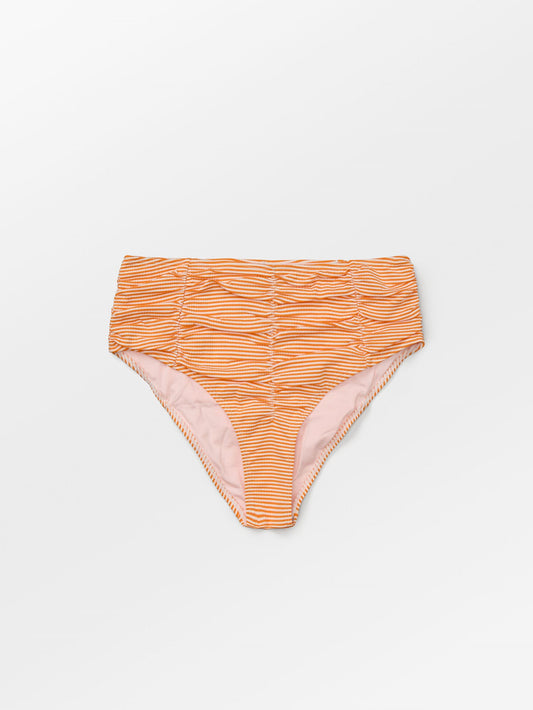 Becksöndergaard, Fendra High Waist Bikini Briefs - Persimmon Orange, swimwear, swimwear