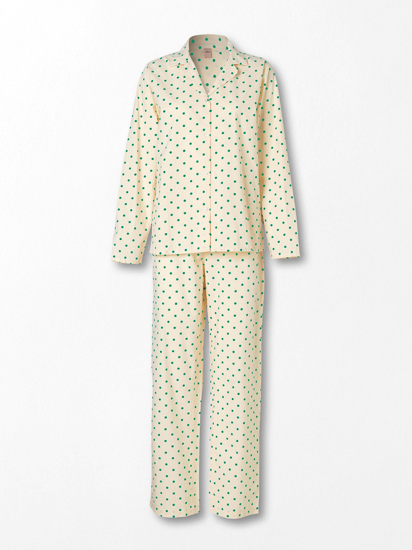 Dot Pyjamas Set - Green Clothing   BeckSöndergaard