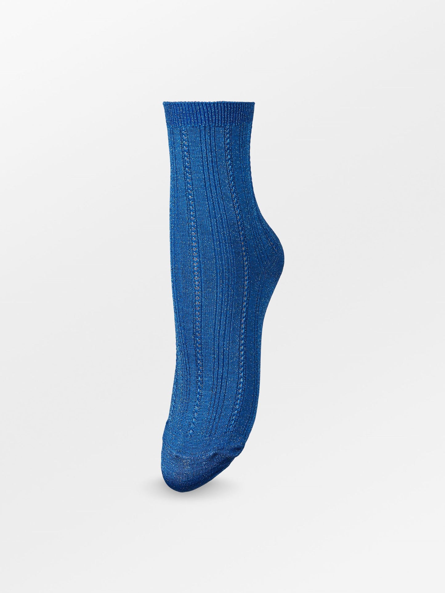 Glitter Drake Sock - Super Sonic Blue Socks   BeckSöndergaard