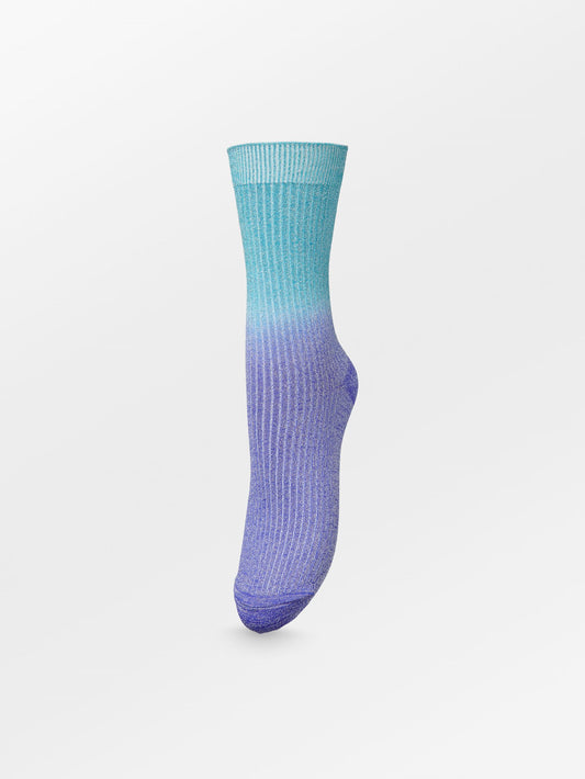 Becksöndergaard, Gradiant Glitter Sock - Royal Blue, socks, archive, sale, sale, socks