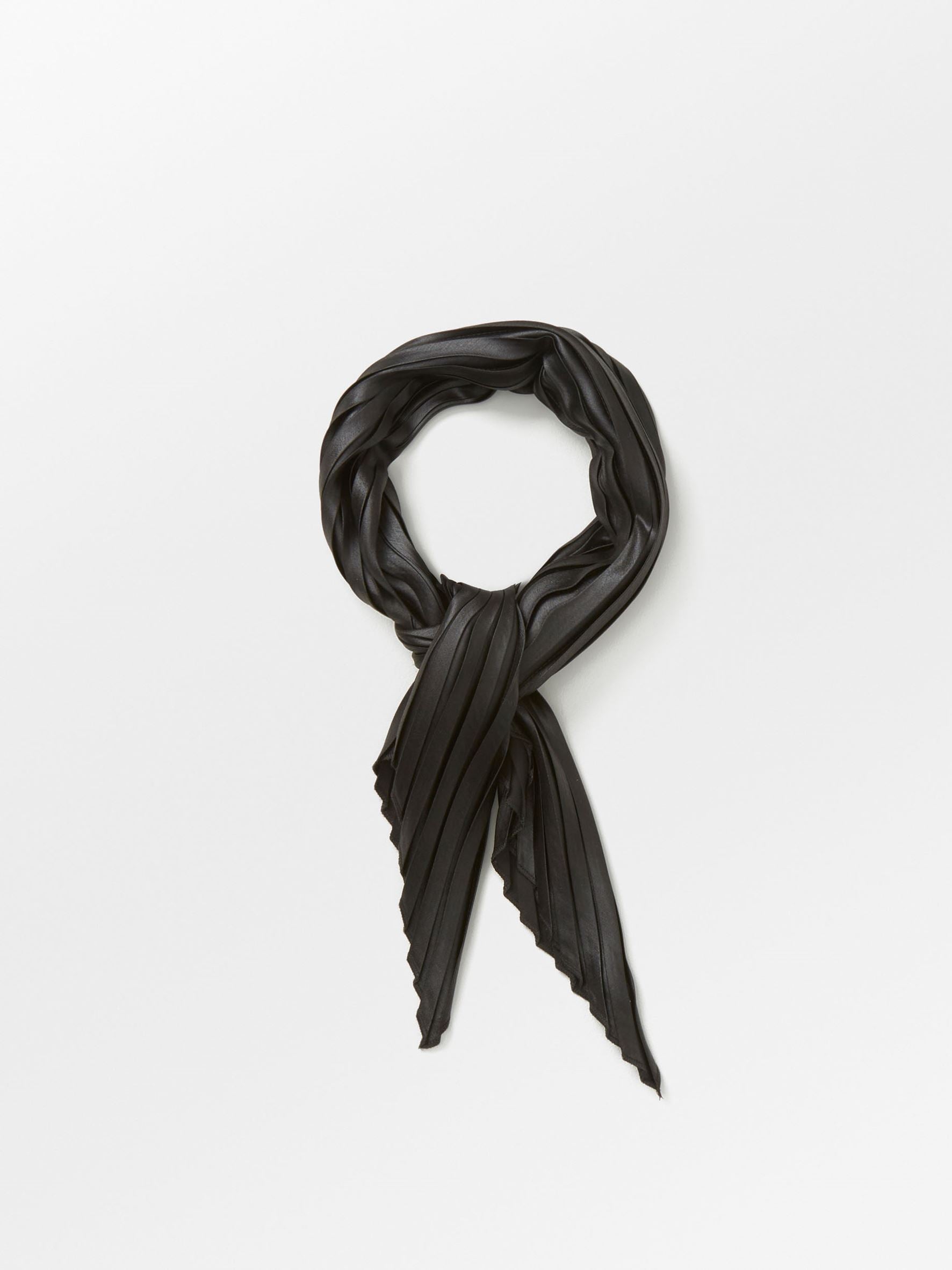 Becksöndergaard, Laz Plea Scarf - Black, scarves, archive, archive, sale, sale, scarves