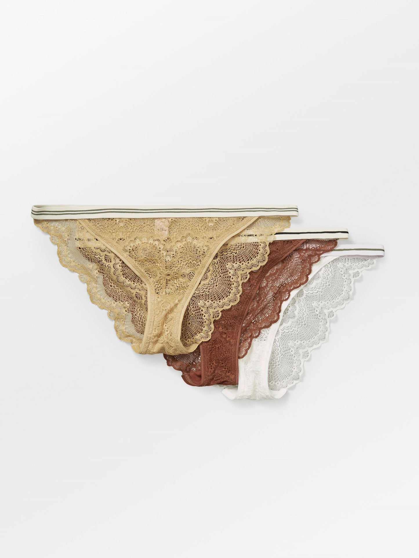 Wave Lace Ray Tanga 3-pack Clothing   BeckSöndergaard