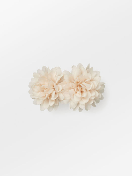 Becksöndergaard, Arabella Flower Hair Clip - Birch White, accessories, accessories