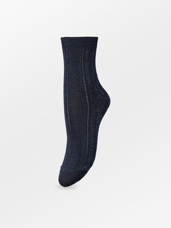 Becksöndergaard, Glitter Drake Sock - Maritime Blue, socks, socks