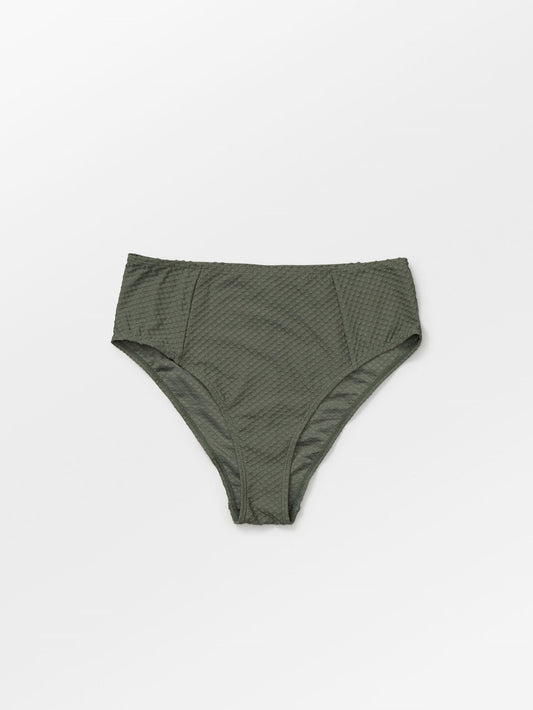 Becksöndergaard, Fiorea High Waist Bikini Briefs - Dusty Olive, swimwear, swimwear