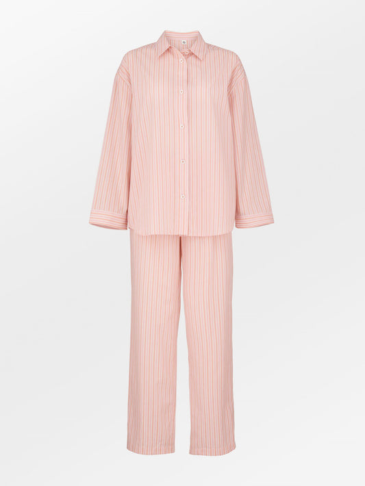 Stripel Pyjamas Set - Pink Clothing   BeckSöndergaard