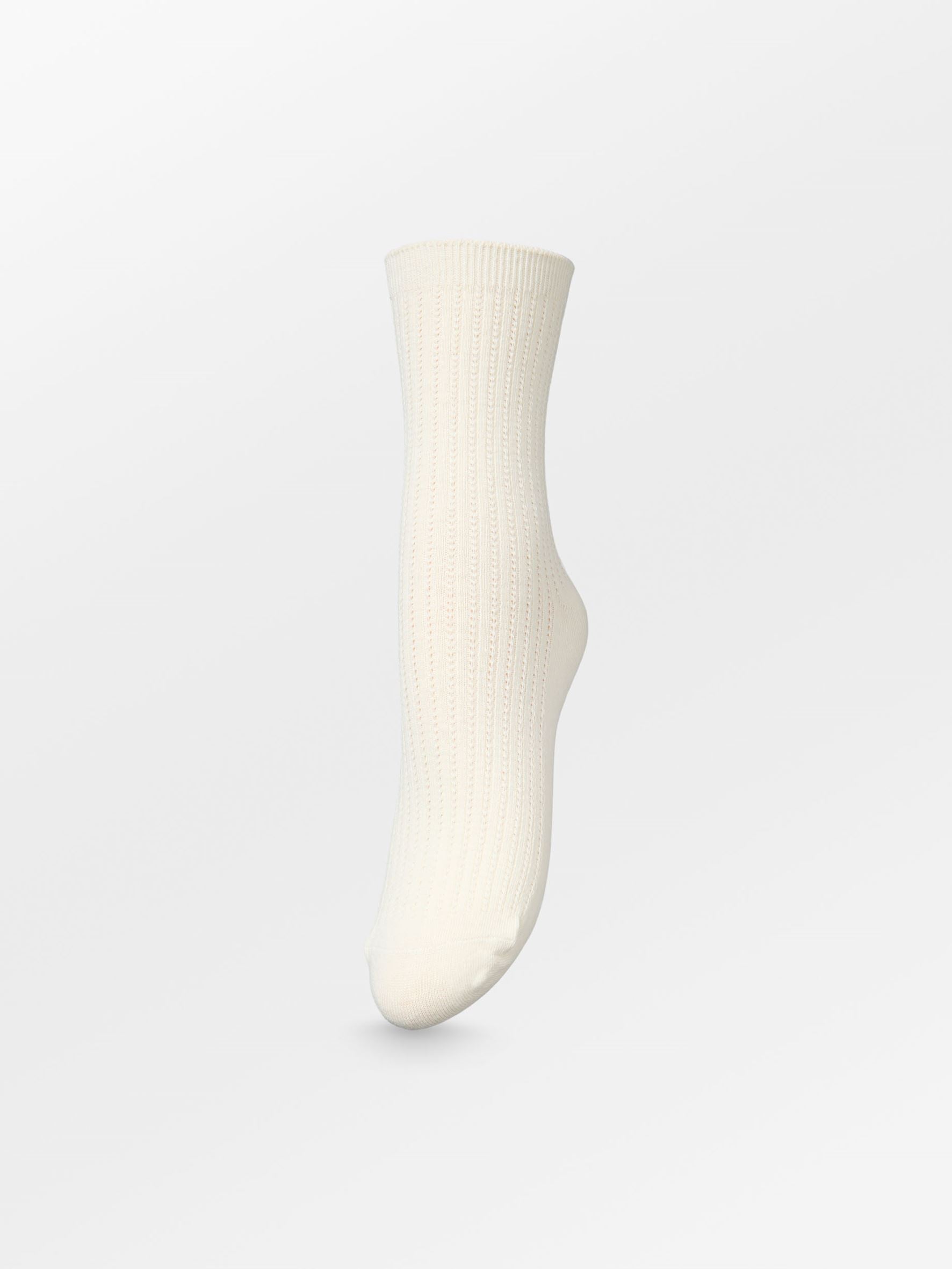 Helga Crochet Sock - White Socks   BeckSöndergaard