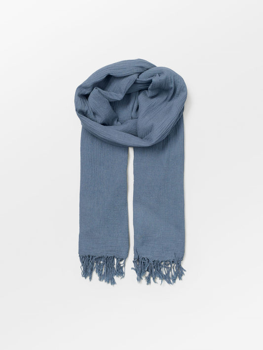 Becksöndergaard, Solid Ilona Scarf - Country Blue, scarves