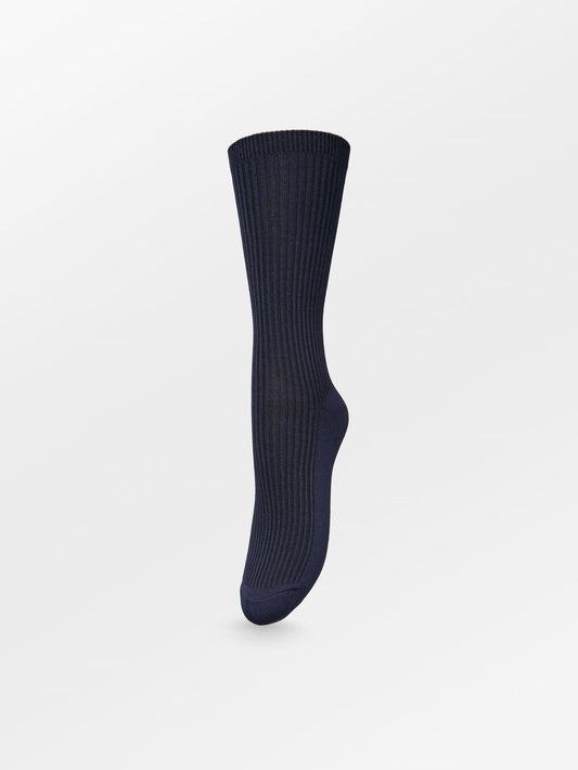 Telma Solid Sock - Midnight Blue Socks   BeckSöndergaard