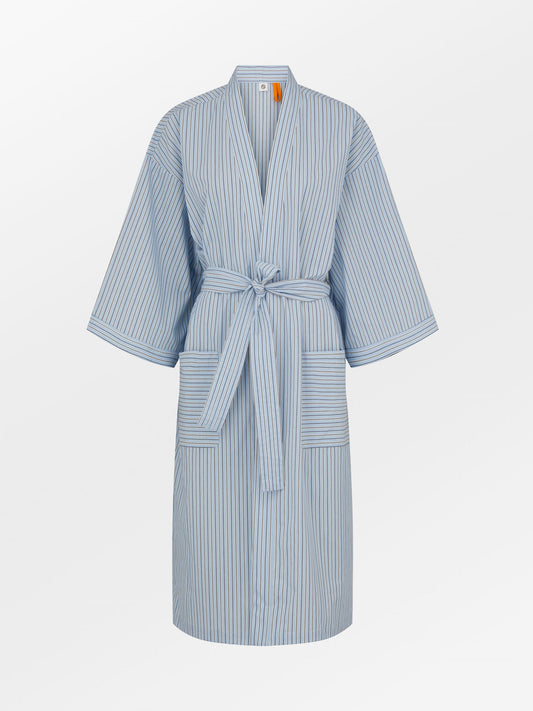 Stripel Luelle Kimono - Blue Clothing   BeckSöndergaard