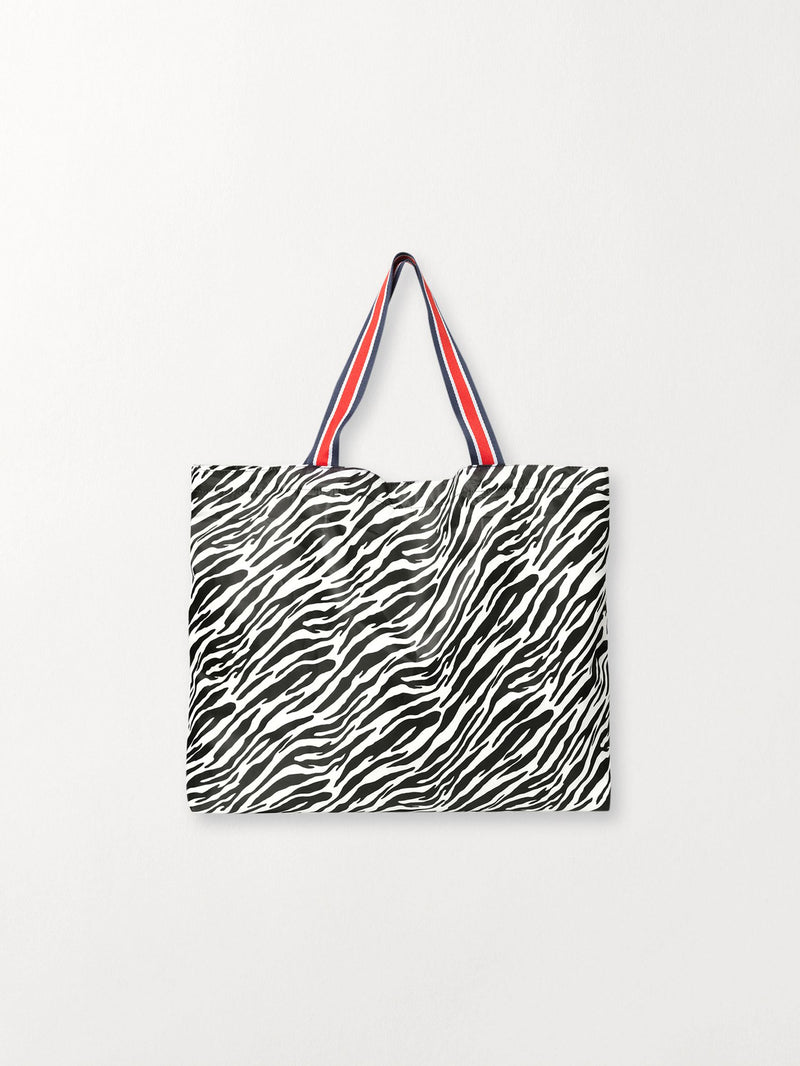 Zebra Foldable Bag OneSize   BeckSöndergaard